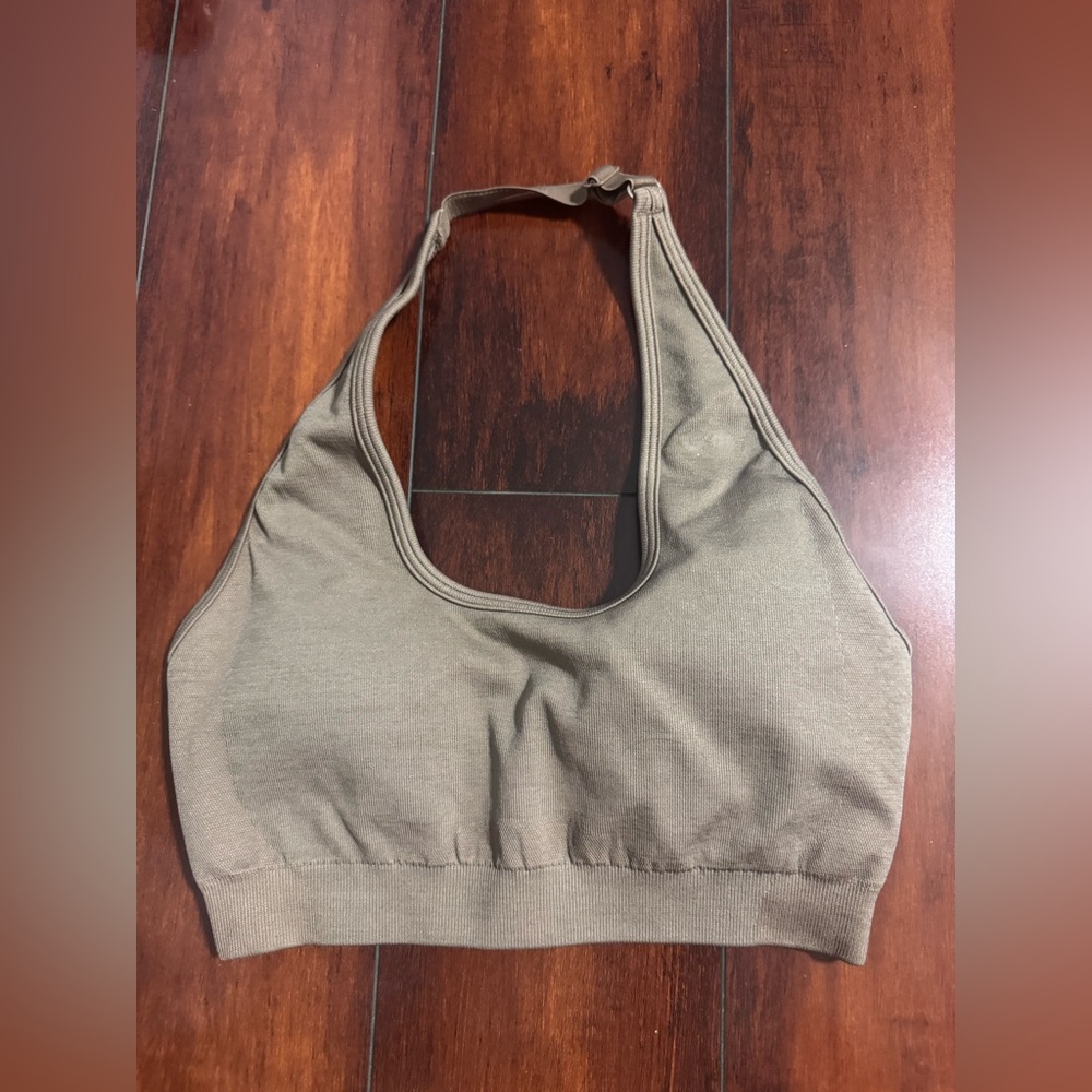 Women's Best Motion Seamless Halter Bra, Caribou